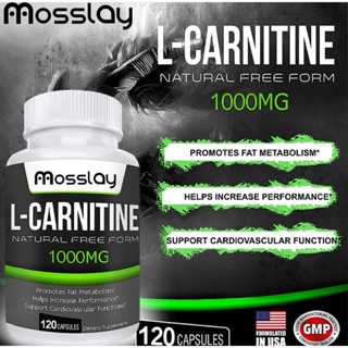 Mosslay L-Carnitine 1000 Mg/s X 60-120 เม็ด เนเจอร์ทรูทร์ แอล-คาร์นิทีน กรดอะมิโน คาร์นิทีน ไขมันเป็นพลังงาน[ มีสต็อก ]