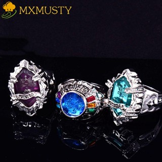 Mxmusty แหวนโลหะ รูป Vongola พร้อมเชือกคล้องคอ แฟชั่น สําหรับเด็ก