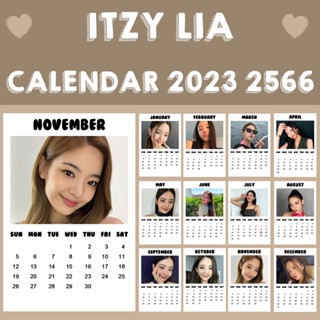 ❗พร้อมส่ง❗ 💖 ปฏิทิน ITZY LIA 2566 2023 ขนาด 2x3 นิ้ว 💖