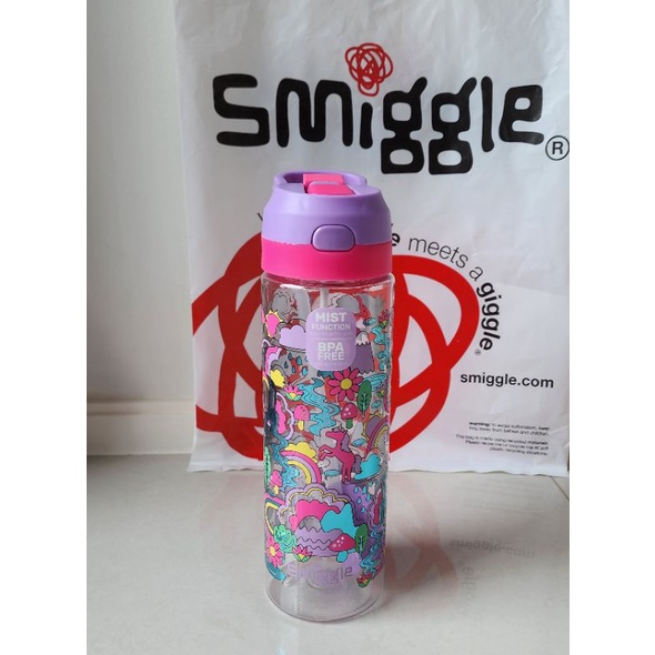 Smiggle Spritz Bottle with flip spout กระติกน้ำ 700 ml. ของแท้