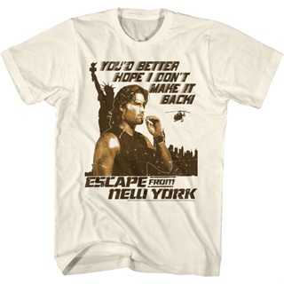 Youd Better Hope I Dont Make It Back Escape From New York T-Shirt เสื้อแฟชั่นผญ เสื้อคู่