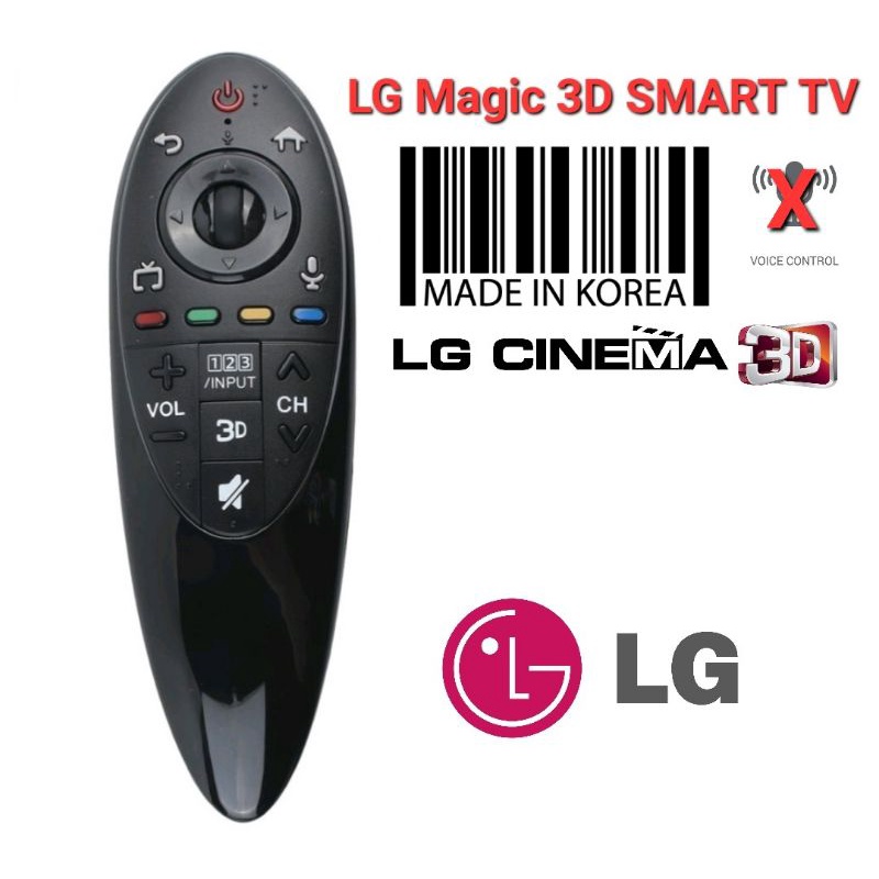 LG รีโมท ทีวี Magic 3D SMART TV MR500  ใส่ถ่านใช้งานได้เลย