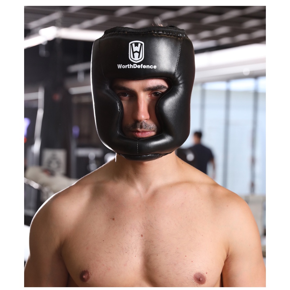 Worthdefence หมวกกันน็อคมวย PU คาราเต้ มวยไทย Guantes De Boxeo Free Fight MMA Sanda ผู้ชาย ผู้หญิง อุปกรณ์ฝึกเด็ก ผู้ใหญ่ - รูปที่ 5