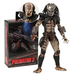 (แท้) NECA Predator 2 Ultimate Scout Predator Action Figure 20 cm