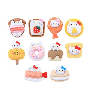 กิ๊บติดผมเรซิ่น ลายการ์ตูนขนมหวาน KT Meow น่ารัก เครื่องประดับ diy