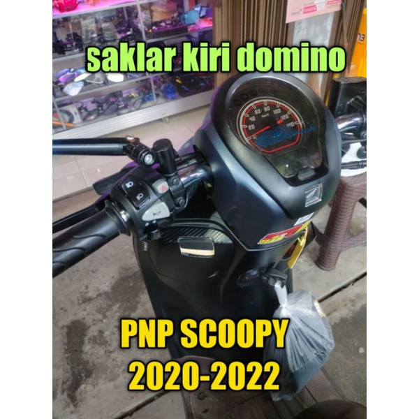 DOMINO PNP LEFT SWITCH TO HONDA GENIO และ SCOOPY 2020-2022
