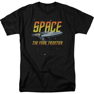 Space The Final Frontier Star Trek T-Shirt เสื้อยืดสไตล์เกาหลี เสื้อยีด