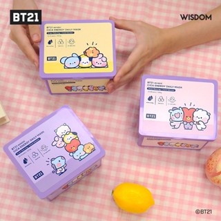 [BT21 OFFICIAL] BT21 minini CICA มาสก์บํารุงผิวหน้า (30 ชิ้น)