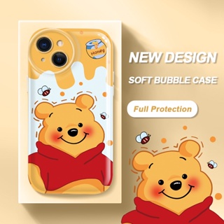 เคสโทรศัพท์มือถือแบบนิ่ม กันกระแทก ลายวินนี่ เดอะ พูห์ สําหรับ iPhone 13