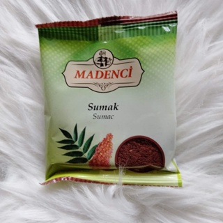 Sumac Spice Powder เครื่องปรุงรส ตุรกี Sumak เครื่องเทศตะวันออกกลาง แบรนด์ Madenci ขนาด 20 กรัม พร้อมจัดส่ง