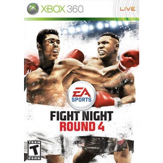 Fight Night Round 4 xbox360 [Region Free] แผ่นเกมXbox 360 แผ่นไรท์สำหรับเครื่องที่แปลงแล้ว LT/RGHทุกโซน