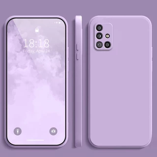 เคส Samsung A51 เคส Samsung A71 เคส Samsung M51 A50 A30S A50S A31 A70 A7 2018 90° เคสโทรศัพท์มือถือ เคสโทรศัพท์มือถือ ขอบตรง สําหรับ YT