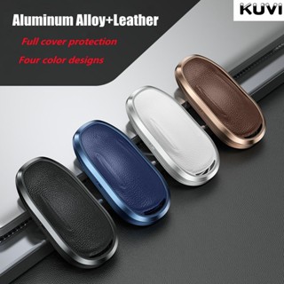 Alloy Leather Car Remote Key Case Cover Fob For Tesla Model 3 Model S Model Y Smart Key Bag Protected Holder Shell Acces