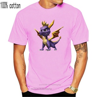 [COD]เสื้อยืดแขนสั้น พิมพ์ลายกราฟฟิค Spyro The Dragon XXX 100 Percent LDlfih50CAmkpi71 สําหรับผู้ชาย