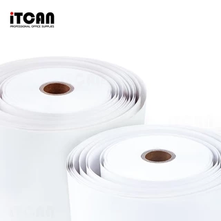 iTCAN 80x80 บิลใบเสร็จ 1ลัง 50ม้วน กระดาษใบเสร็จ Thermal paper 65gsm ไม่ใช้หมึก กระดาษความร้อน
