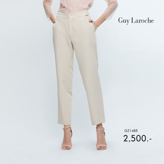 Guy Laroche กางเกงขายาว กางเ﻿กงผู้หญิง  กางเกงใส่ทำงาน สีครีม (GZ14BE)