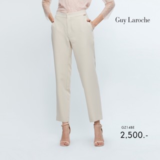 Guy Laroche กางเกงขายาว กางเ﻿กงผู้หญิง  กางเกงใส่ทำงาน สีครีม (GZ14BE)