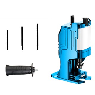 Portable Reciprocating Saw Conversion Head Electric Drill Adapter Metal Cutter Machine Attachment with Saw Blades