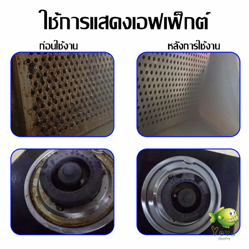 YOYO น้ำยาทำความสะอาดครัว 500มล  น้ำยาขจัดคราบน้ำมัน เหมาะสำหรับพื้นผิวมันต่างๆDetergent - รูปที่ 2