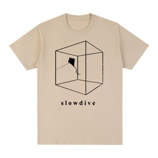 เสื้อยืดไม่ต้องรีด เสื้อยืดวินเทจ Slowdive My Bloody วาเลนไทน์ Katoen Mannen เสื้อยืด Nieuwe Tee เสื้อยืดผู้หญิงท็อปส์ซู