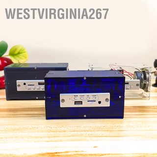 BWestvirginia267 ชุดลําโพงบลูทูธ Mp3 3W ขนาดเล็ก พร้อมรีโมตคอนโทรล Diy