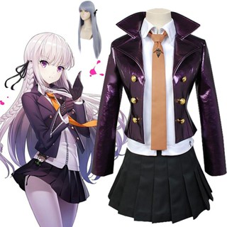 ชุดคอสเพลย์ Kyoko Dangan-Ronpa Danganronpa Kirigiri พร้อมถุงมือ