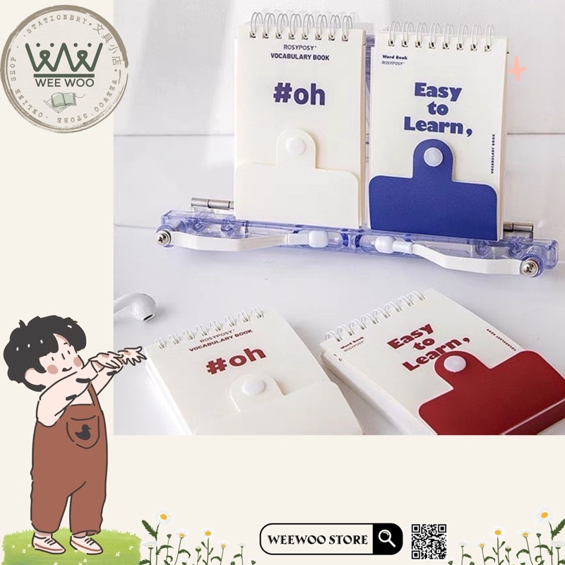 Word Book หนังสือคําศัพท ์ RosyPosy สามารถพับได ้ - WeeWoo Store