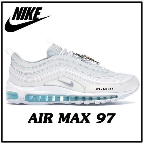 ❤แท้ 💯 รองเท้า Nike Air Max 97 MSCHF x INRI เบาะลมรองเท้าวิ่งระบายอากาศรองเท้ากีฬาลำลอง - สีขาวN-39