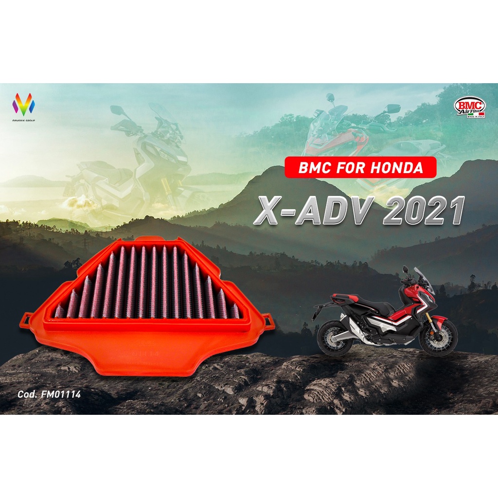 กรองอากาศ BMC สำหรับ X-ADV XADV 2021-2026 / Forza 750 รหัส FM01114