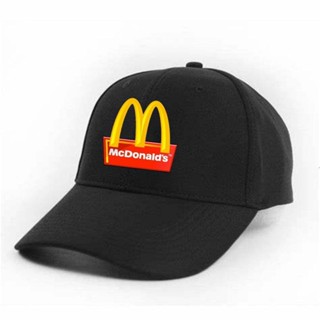 หมวกเบสบอล พิมพ์ลาย Mcdonalds สามารถปรับได้ เหมาะกับใส่เล่นกีฬากลางแจ้ง แฟชั่นสําหรับผู้ชาย และผู้หญิง