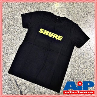 สินค้าสมนาคุณ เสื้อยึด SHURE เนื้อผ้าอย่างดี SIZE XXL เสื้อยึดสีดำ ** สำหรับแถมลูกค้าซื้อไมค์ SHURE ที่ร่วมรายการเท่านั้