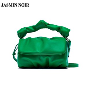 Jasmin NOIR กระเป๋าถือ กระเป๋าสะพายไหล่ สะพายข้าง หนัง PU เรียบง่าย สําหรับสตรี