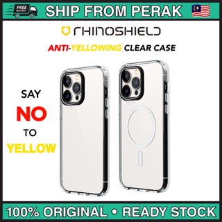 Rhinoshield เคสใส สําหรับ iPhone 14 Pro / 14 Pro Max Transaprent Clear Anti Yellowing Clear Case Casing