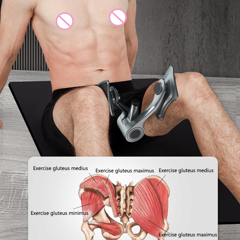 Multifunctional Men Pelvic Floor Muscle Exerciser Adjustable Training Device Inner Thigh Buttocks Hip Trainer Fitness E #5