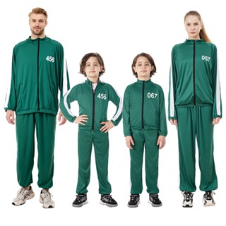 ชุดเสื้อแจ็กเก็ต กางเกงวอร์ม ลายเกมหมึก สําหรับผู้ใหญ่ และเด…