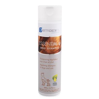 [Dermoscent] Essential 6 Sebo Shampoo for Dogs &amp; Cats 200ml / แชมพูควบคุม Sebo สำหรับการจัดการความผิดปกติของผิวหนัง