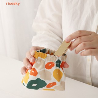 [risesky] กระเป๋าใส่เหรียญ ลิป เครื่องสําอาง ขนาดเล็ก แฟชั่นฤดูใบไม้ผลิ สําหรับผู้หญิง