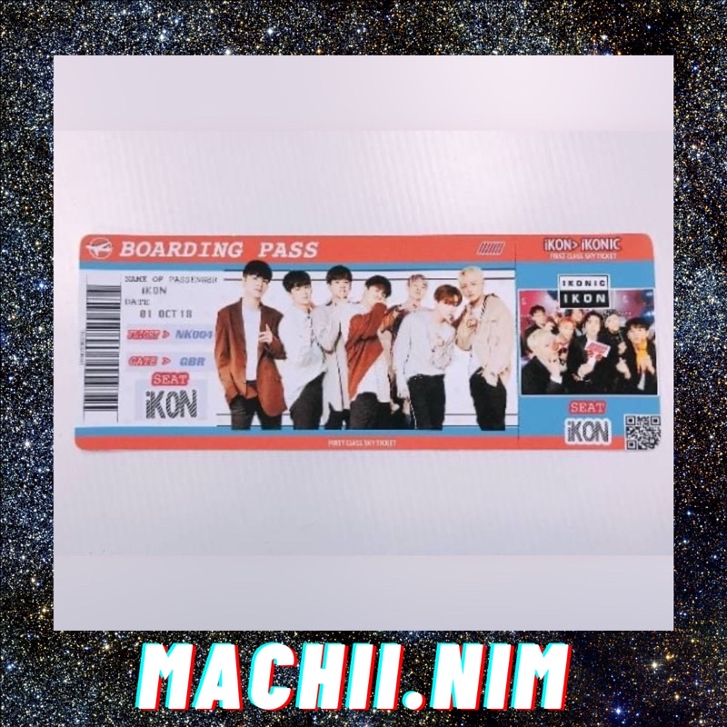 🍓🍓 พร้อมส่ง BOARDING PASS iKON 🍓🍓