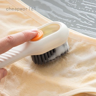 Multifunctional Liquid Shoe Brush Cleaners Soap Dispenser Cleaning Brush for Footwear Household Cleaning Tool