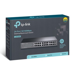 TP-LINK TL-SF1024D 24-port 10/100M Switch, 24 10/100M RJ45 ports