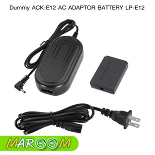 Dummy Battery ACK-E12 AC Adapter Battery LP-E12 for Canon M M2 M10 M50 M100