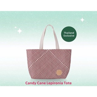 Starbucks Candy Cane Lepironia Tote 2022