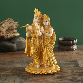 [Fenteer1] RESIN HOME GARDEN INDIAN GODDESS BUDDHA STATUE ORNAMENT FIGURINE DECOR