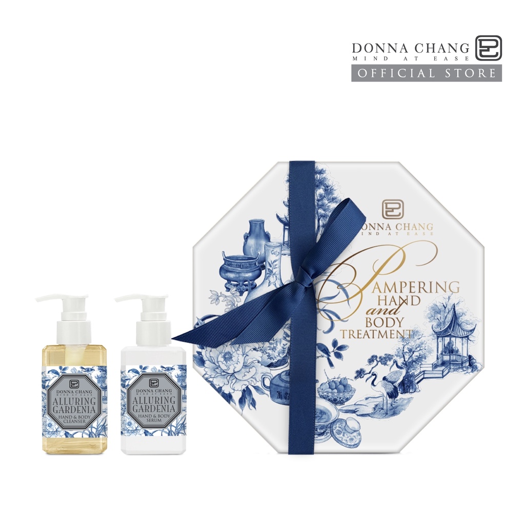 DONNA CHNG Alluring Gardenia Hand & Body Treatment 100 ml. ชุดบำรุงผิวกาย อาบน้ำ เซรั่ม
