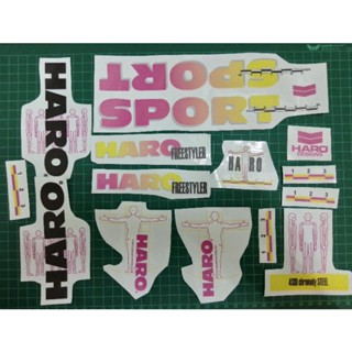 สติกเกอร์ใส พิมพ์ลาย BMX Haro Sport สําหรับตกแต่งบ้าน