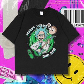 Purple Haze Rick and Morty Oversized T-Shirt | Black | Oversize T-Shirt | Vintage | Top | Cartoon T-Shirt