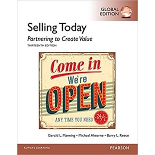 Chulabook|SALE|9781292060170|หนังสือ SELLING TODAY: PARTNERING TO CREATE VALUE (GLOBAL EDITION)