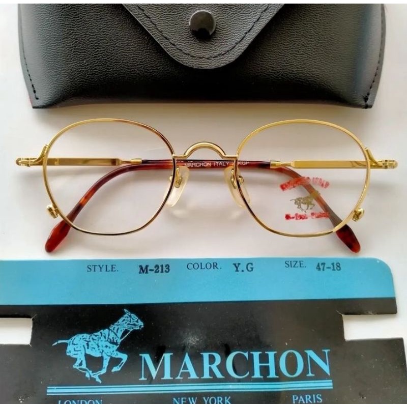 กรอบวินเทจ/แว่นกันแดดวินเทจ 70sBrand: MARSTON ITALY
22KGP
ผลิตในอิตาลี
ขนาด : 47-18-135มม
แบรนด์โลโก