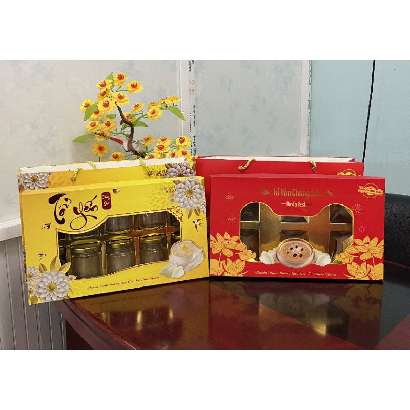 GIFT BOX THAT FITS 6 JARS - 10 JARS OF BIRDS NEST, JARS NOT INCLUDED