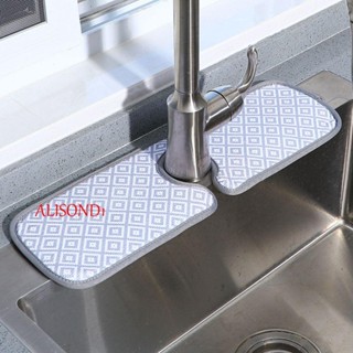 ALISOND1 Thickened Drying Pads Multi-purpose Countertop Protector Faucet Absorbent Mat Microfiber Splash Guard Cleaning Cloths For Kitchen Bathroom Counter Sink Water Prevent Splash Catcher
